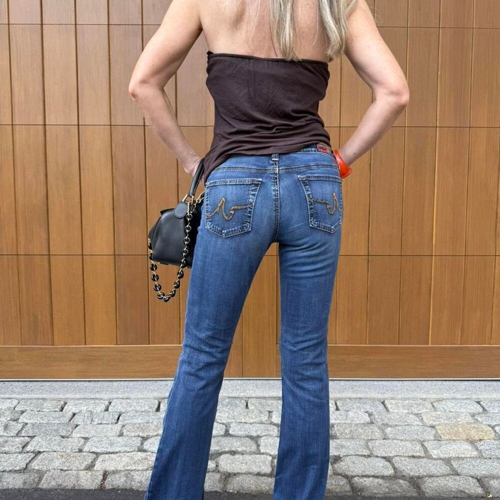 Vintage Y2K AG Adriano Goldschmied Bootcut Flare Low-Rise Jeans